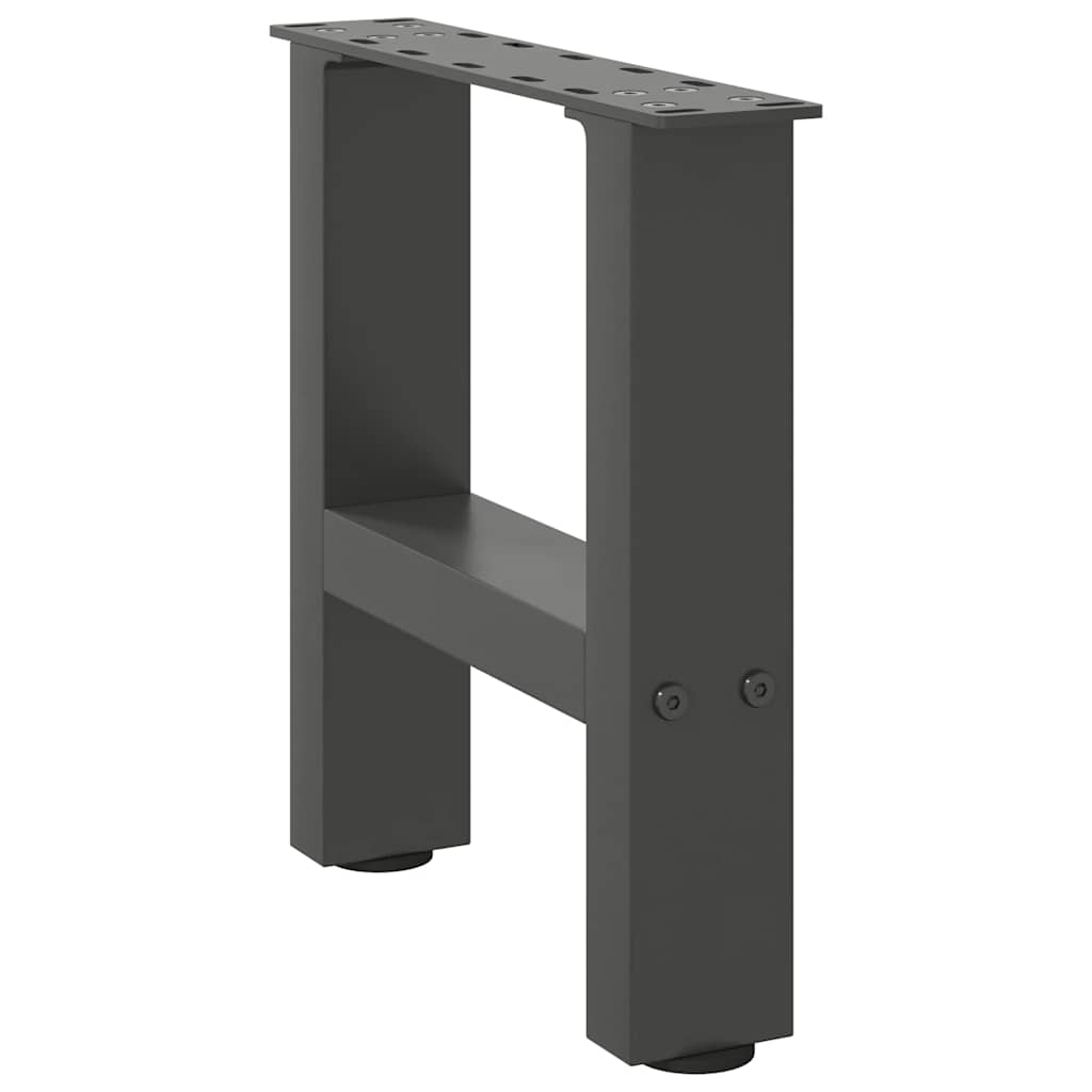 Salontafelpoten 2 st 40x(30-31) cm staal antracietkleurig is nu te koop bij PeponiXL, paradijselijk wonen!