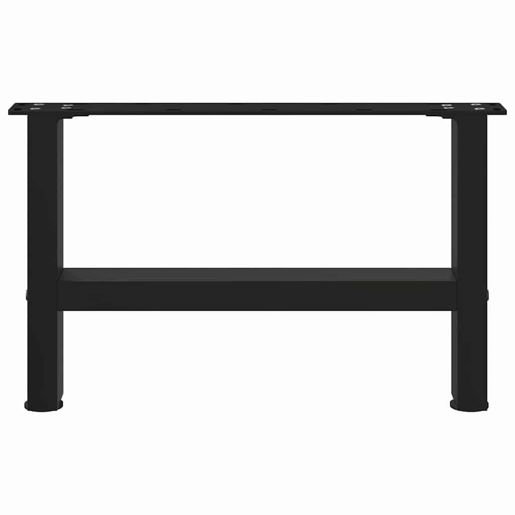 Salontafelpoten 2 st 50x(30-31) cm staal zwart is nu te koop bij PeponiXL, paradijselijk wonen!