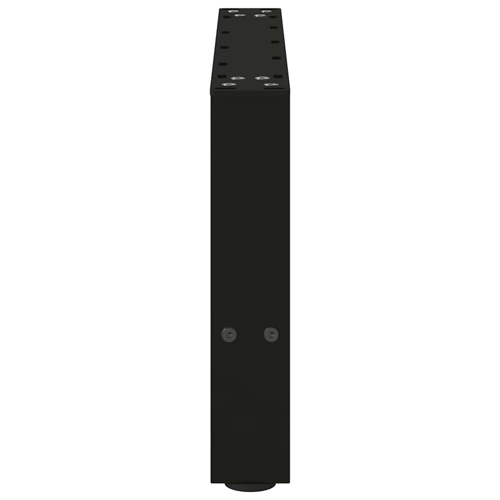Salontafelpoten 2 st 50x(30-31) cm staal zwart is nu te koop bij PeponiXL, paradijselijk wonen!