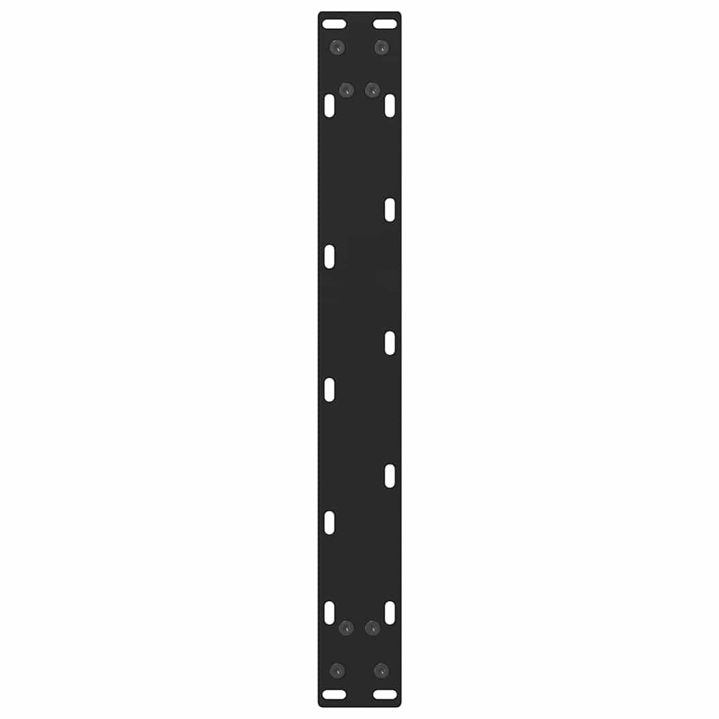 Salontafelpoten 2 st 50x(30-31) cm staal zwart is nu te koop bij PeponiXL, paradijselijk wonen!