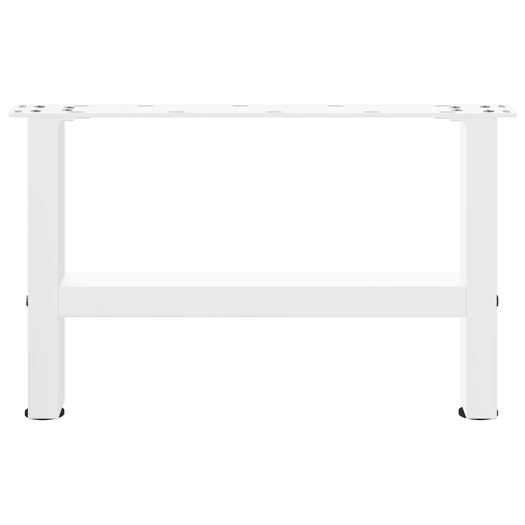 Salontafelpoten 2 st 50x(30-31) cm staal wit is nu te koop bij PeponiXL, paradijselijk wonen!