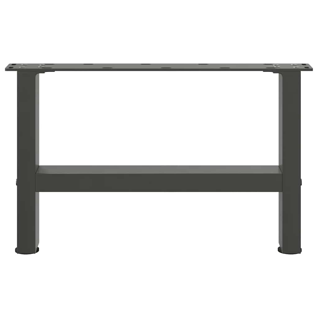 Salontafelpoten 2 st 50x(30-31) cm staal antracietkleurig is nu te koop bij PeponiXL, paradijselijk wonen!