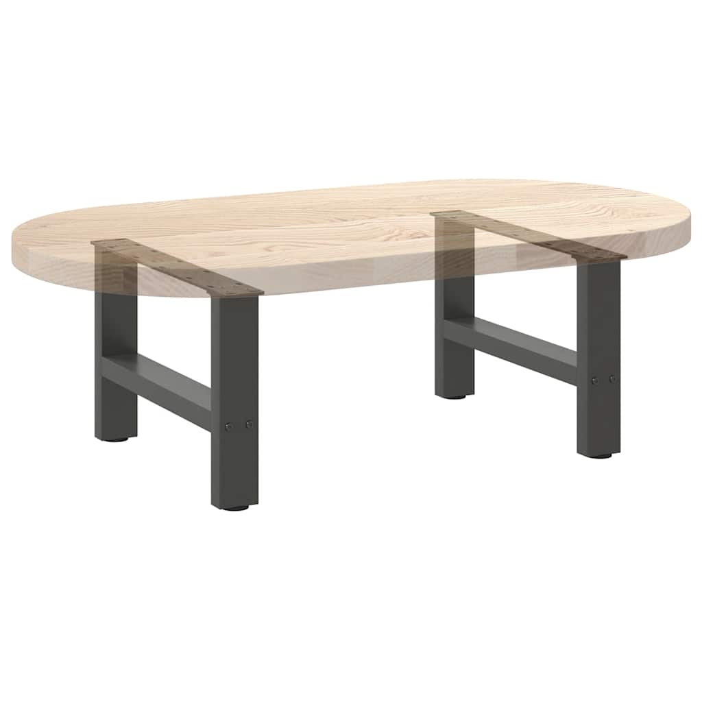 Salontafelpoten 2 st 50x(30-31) cm staal antracietkleurig is nu te koop bij PeponiXL, paradijselijk wonen!
