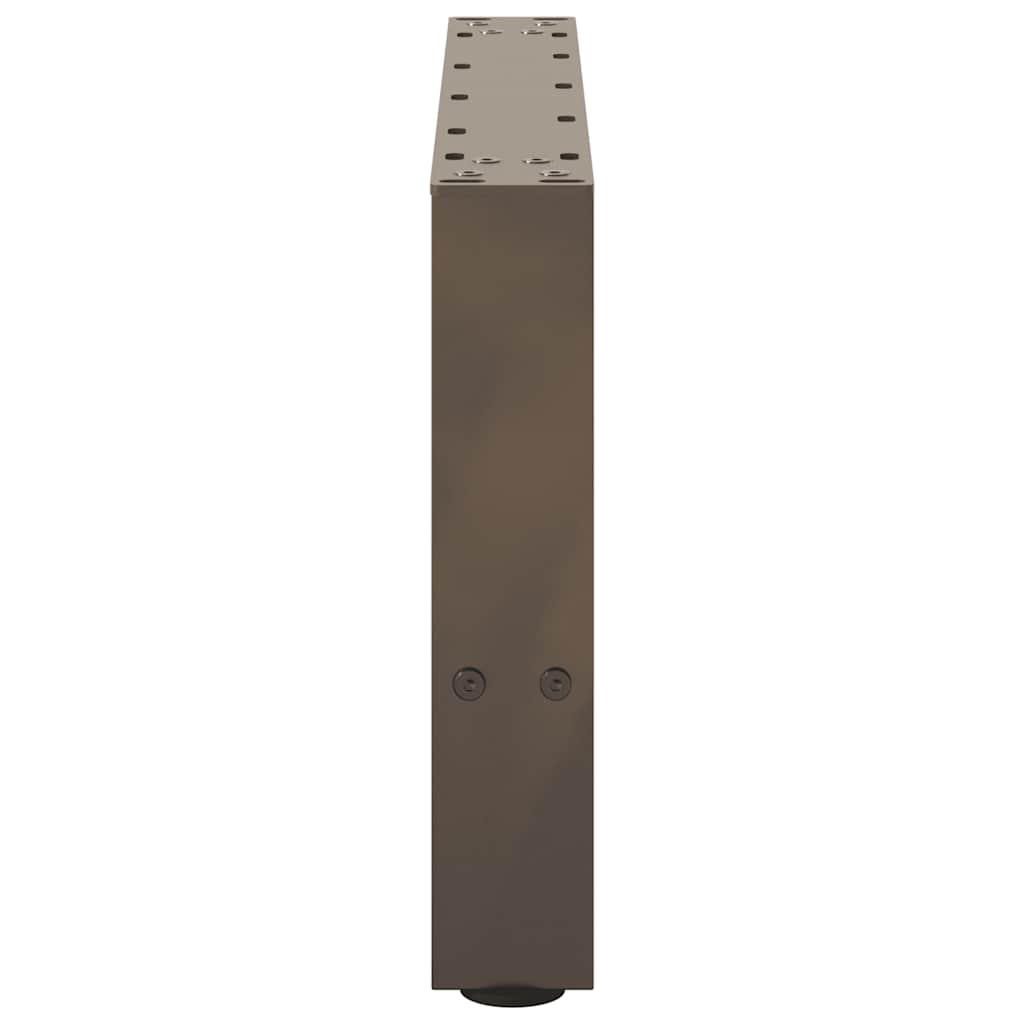 Salontafelpoten naturel staal 2 st 50x(30-31) cm staal is nu te koop bij PeponiXL, paradijselijk wonen!