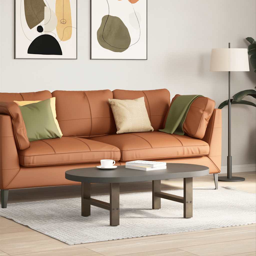 Salontafelpoten naturel staal 2 st 50x(30-31) cm staal is nu te koop bij PeponiXL, paradijselijk wonen!