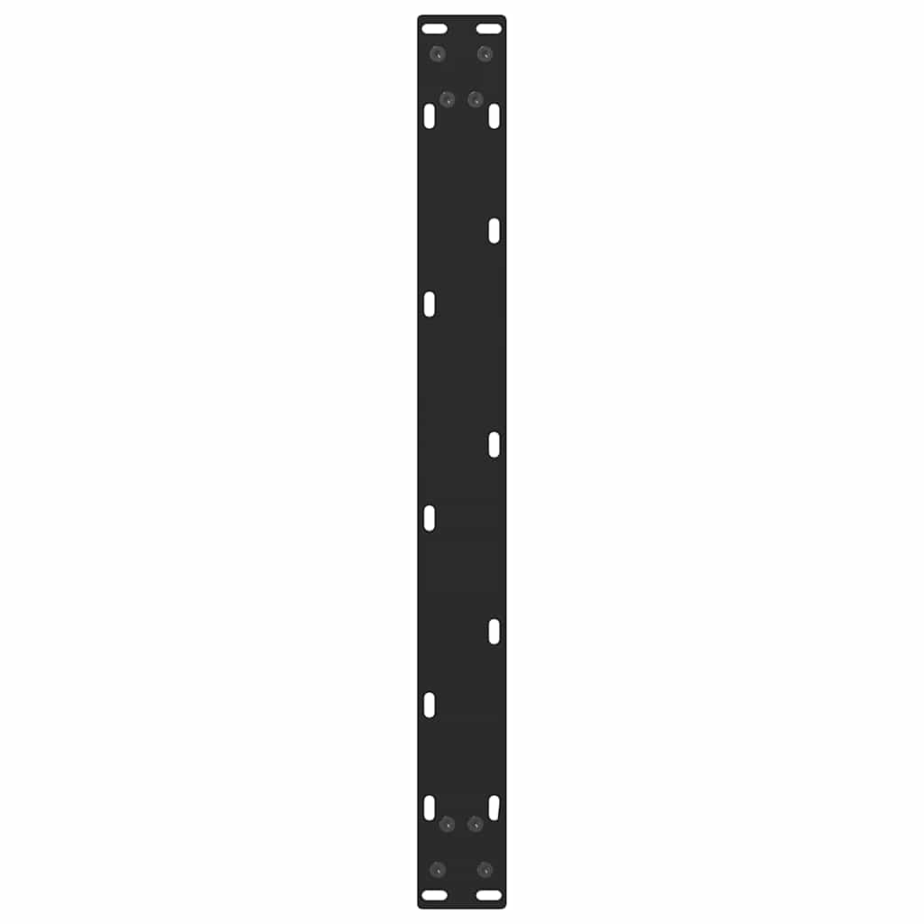 Salontafelpoten 2 st 60x(30-31) cm staal zwart is nu te koop bij PeponiXL, paradijselijk wonen!
