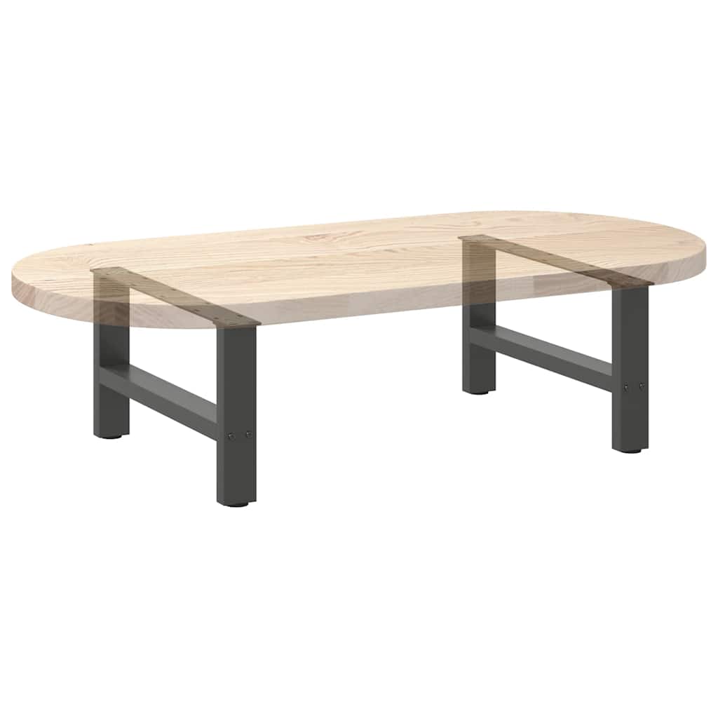 Salontafelpoten 2 st 60x(30-31) cm staal antracietkleurig is nu te koop bij PeponiXL, paradijselijk wonen!