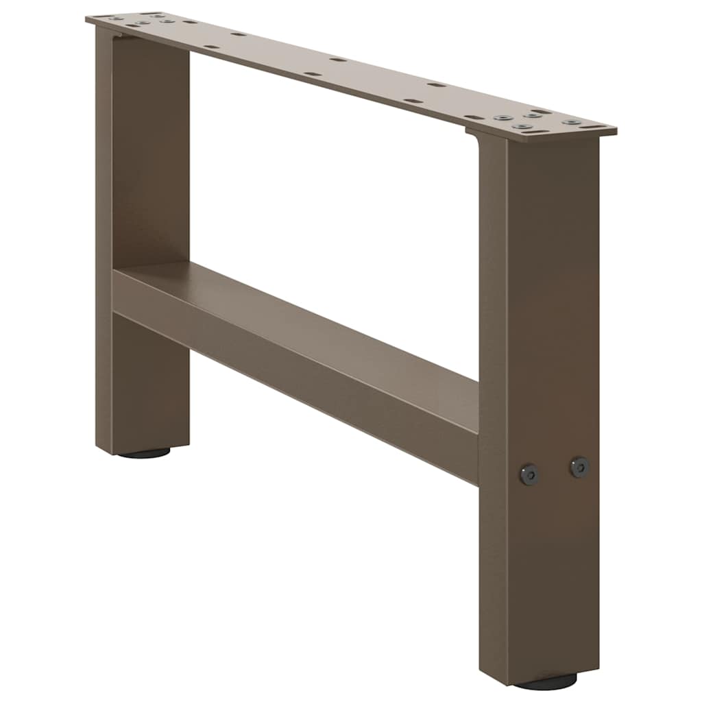Salontafelpoten naturel staal 2 st 60x(30-31) cm staal is nu te koop bij PeponiXL, paradijselijk wonen!