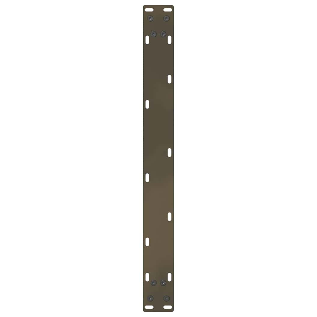 Salontafelpoten naturel staal 2 st 60x(30-31) cm staal is nu te koop bij PeponiXL, paradijselijk wonen!