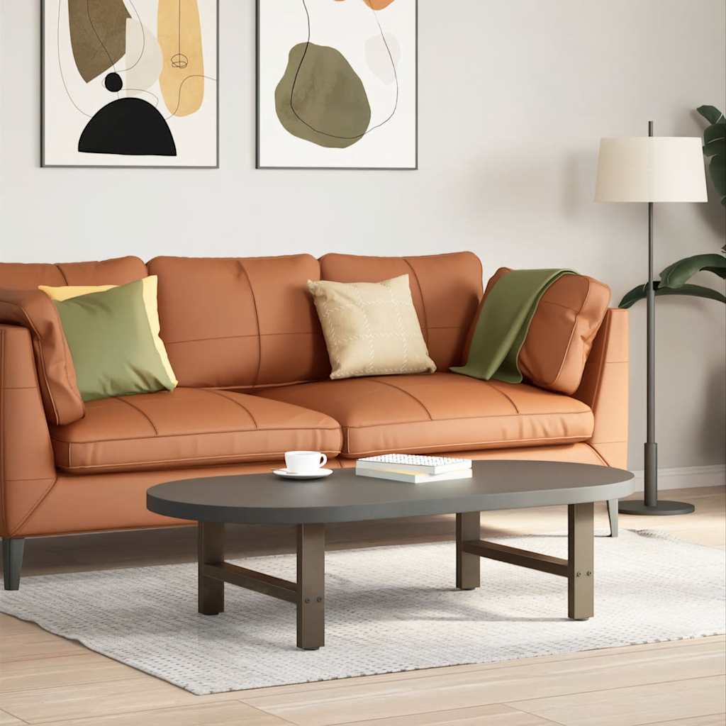 Salontafelpoten naturel staal 2 st 60x(30-31) cm staal is nu te koop bij PeponiXL, paradijselijk wonen!