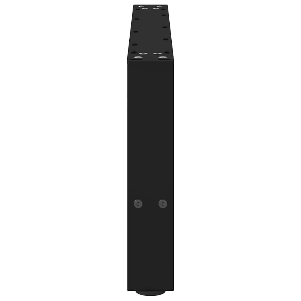Salontafelpoten 2 st 70x(30-31) cm staal zwart is nu te koop bij PeponiXL, paradijselijk wonen!