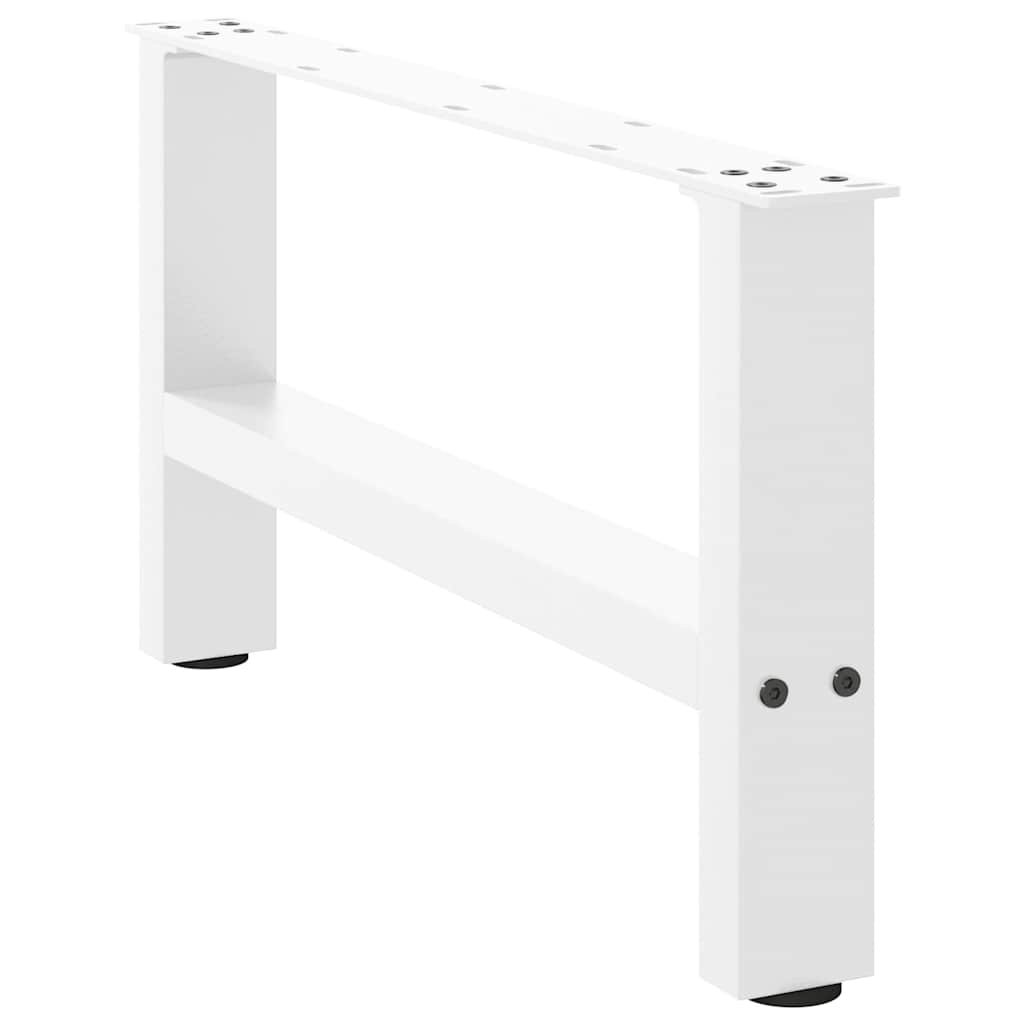 Salontafelpoten 2 st 70x(30-31) cm staal wit is nu te koop bij PeponiXL, paradijselijk wonen!