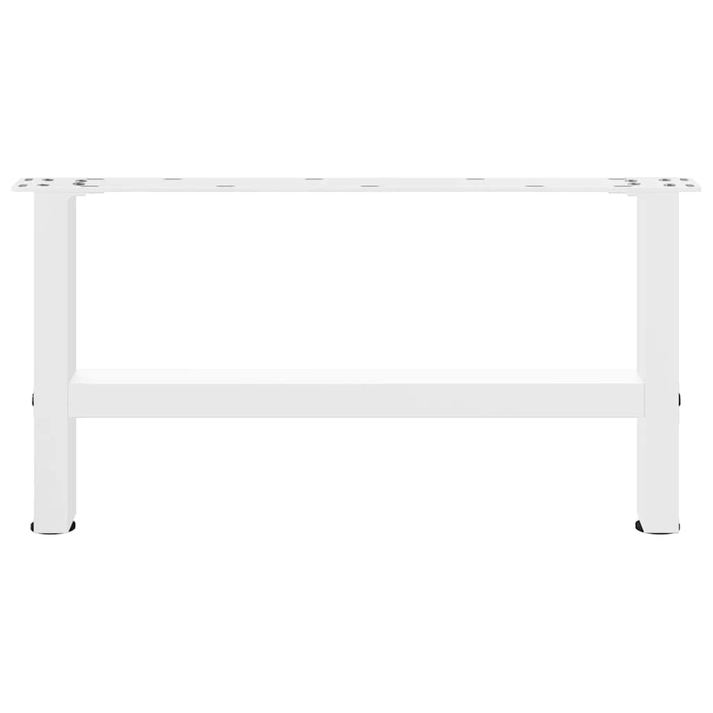 Salontafelpoten 2 st 70x(30-31) cm staal wit is nu te koop bij PeponiXL, paradijselijk wonen!