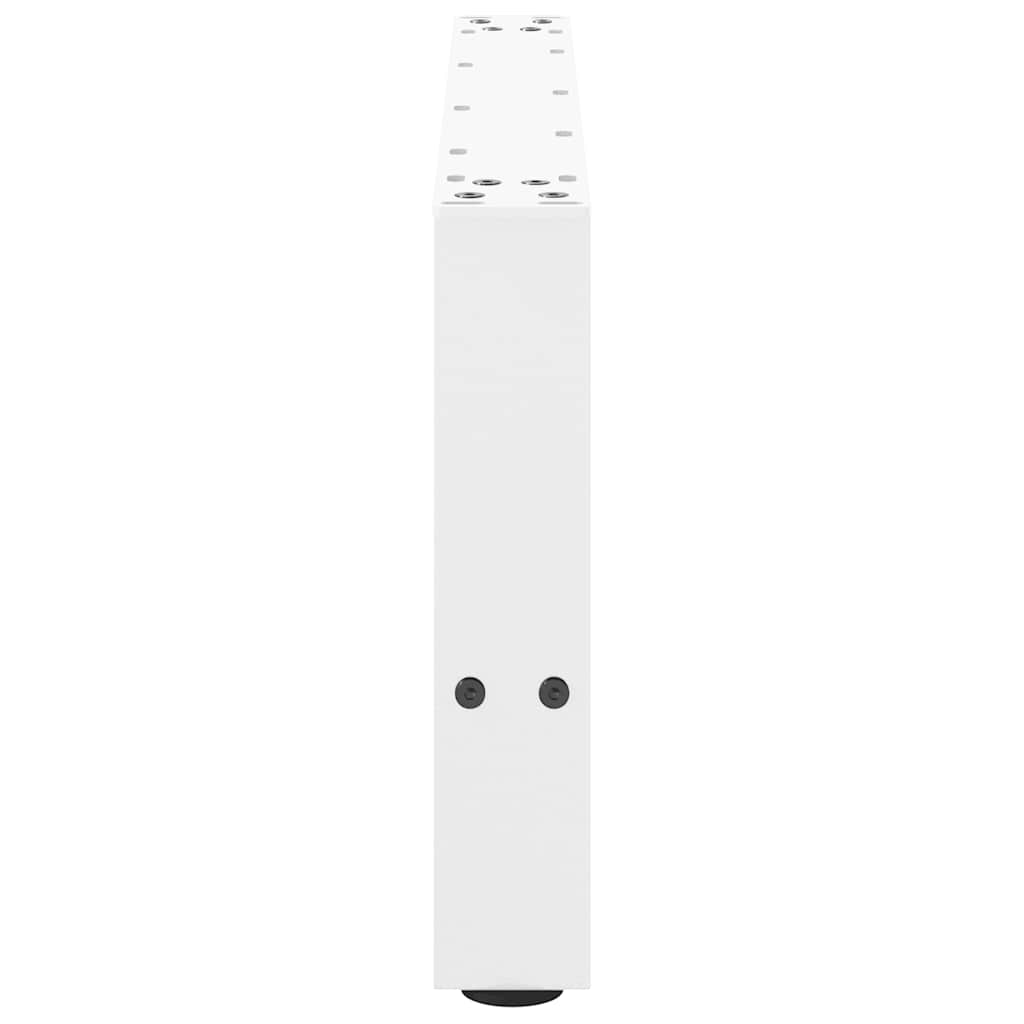 Salontafelpoten 2 st 70x(30-31) cm staal wit is nu te koop bij PeponiXL, paradijselijk wonen!