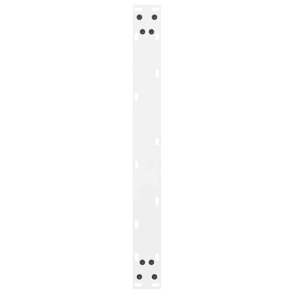 Salontafelpoten 2 st 70x(30-31) cm staal wit is nu te koop bij PeponiXL, paradijselijk wonen!