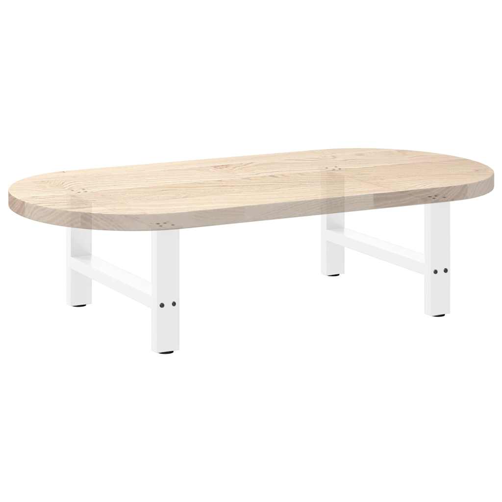 Salontafelpoten 2 st 70x(30-31) cm staal wit is nu te koop bij PeponiXL, paradijselijk wonen!