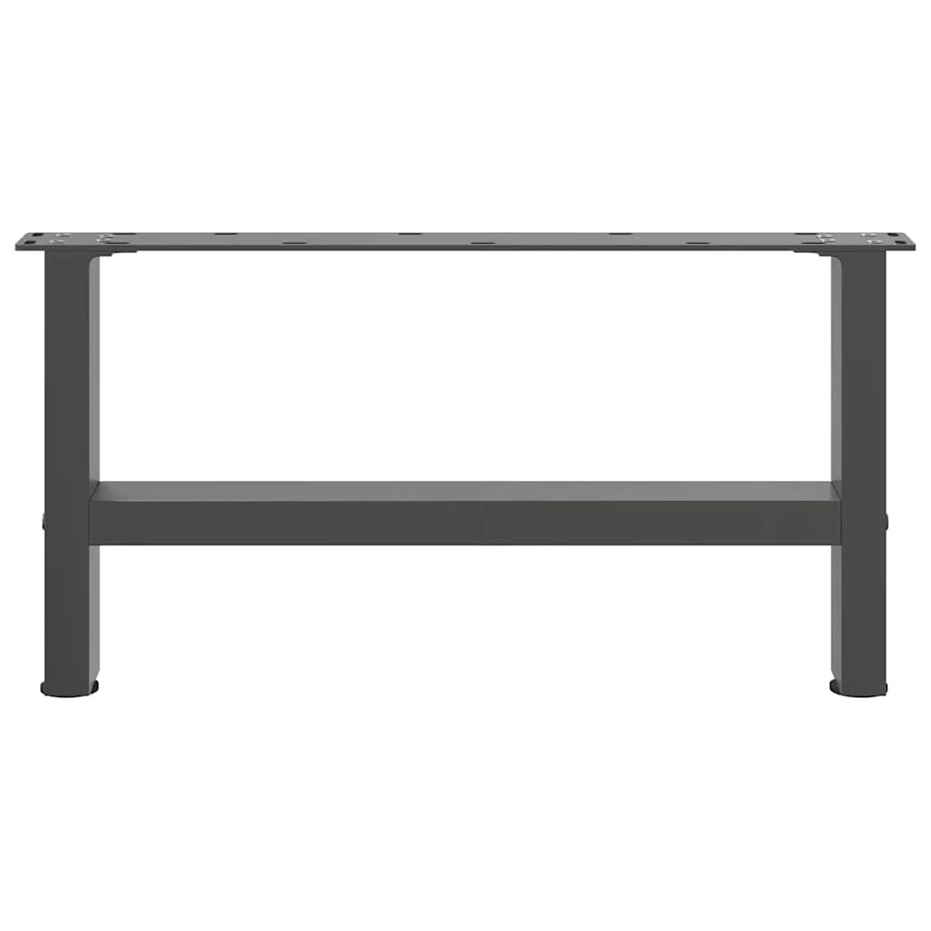 Salontafelpoten 2 st 70x(30-31) cm staal antracietkleurig is nu te koop bij PeponiXL, paradijselijk wonen!