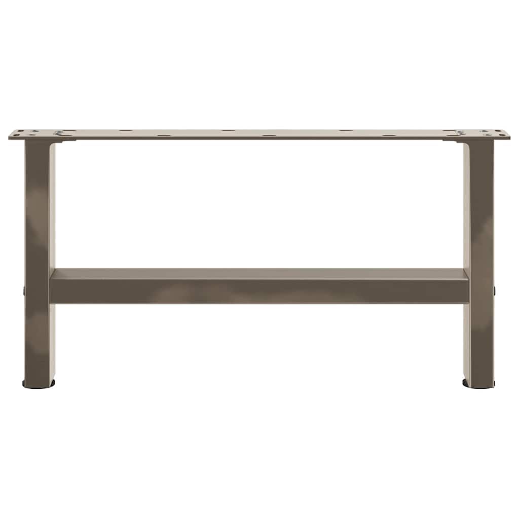Salontafelpoten naturel staal 2 st 70x (30-31) cm staal is nu te koop bij PeponiXL, paradijselijk wonen!