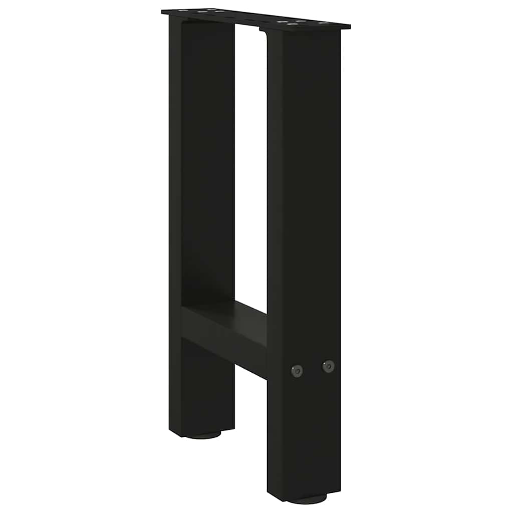 Salontafelpoten 2 st 28x(42-43) cm staal zwart is nu te koop bij PeponiXL, paradijselijk wonen!