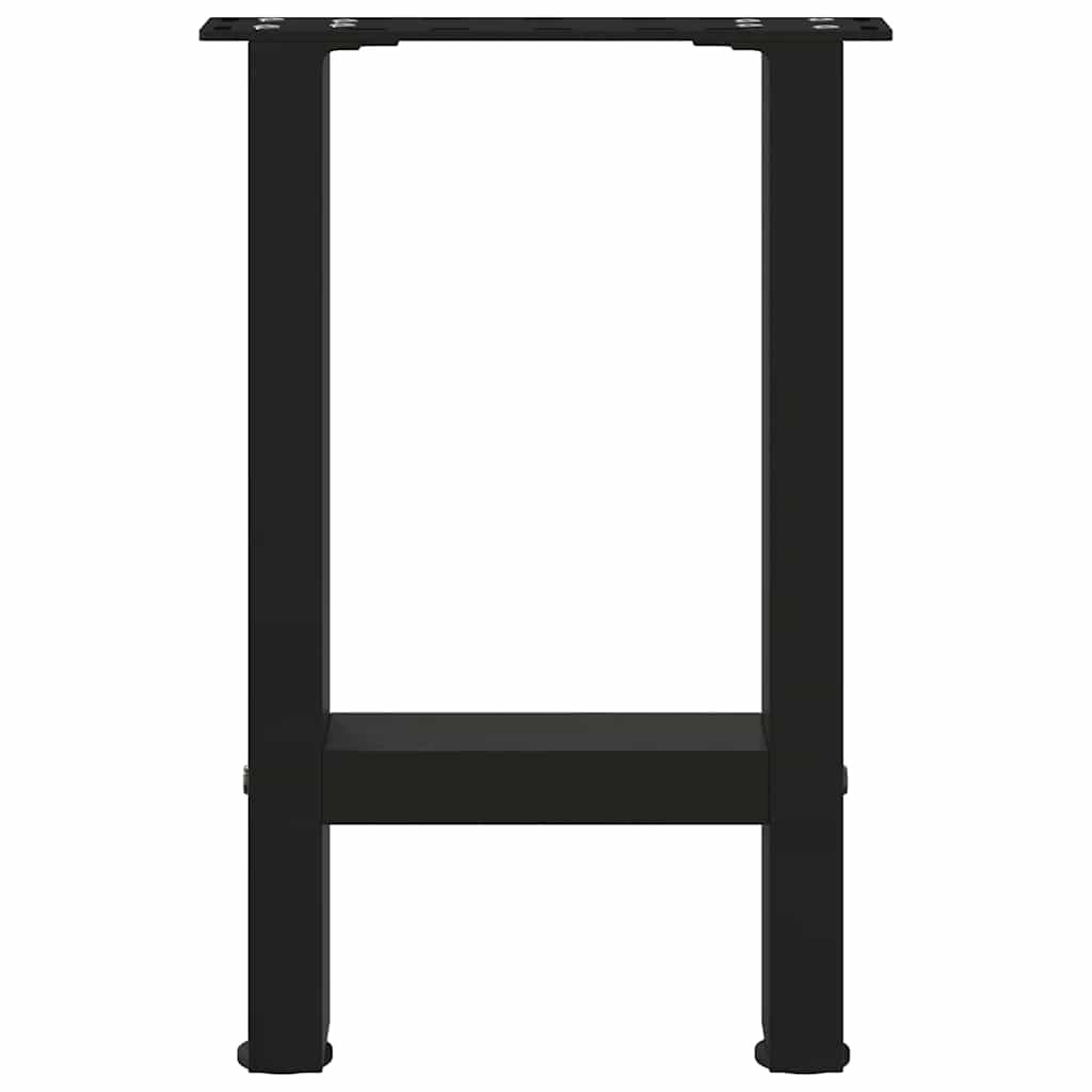 Salontafelpoten 2 st 28x(42-43) cm staal zwart is nu te koop bij PeponiXL, paradijselijk wonen!