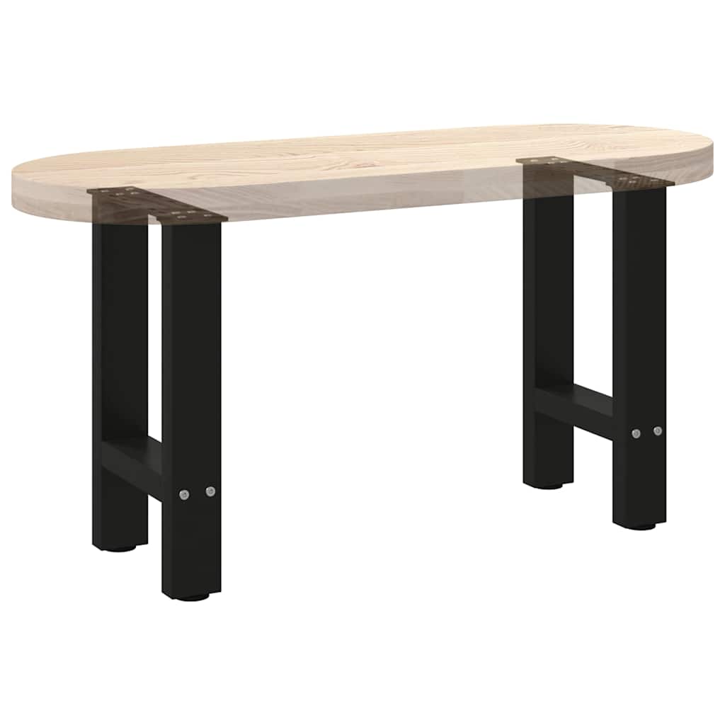 Salontafelpoten 2 st 28x(42-43) cm staal zwart is nu te koop bij PeponiXL, paradijselijk wonen!