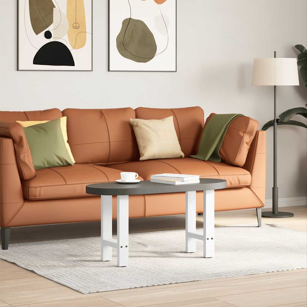 Salontafelpoten 2 st 28x(42-43) cm staal wit is nu te koop bij PeponiXL, paradijselijk wonen!