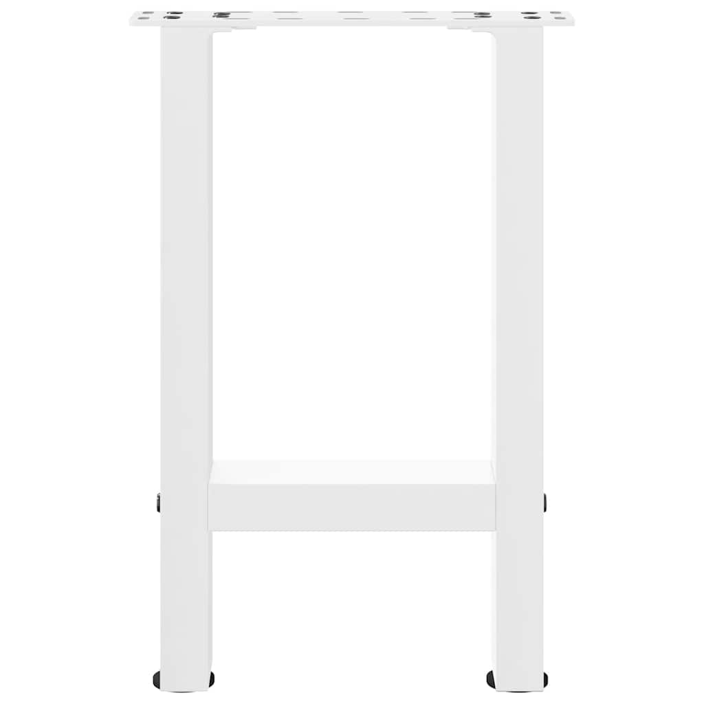 Salontafelpoten 2 st 28x(42-43) cm staal wit is nu te koop bij PeponiXL, paradijselijk wonen!