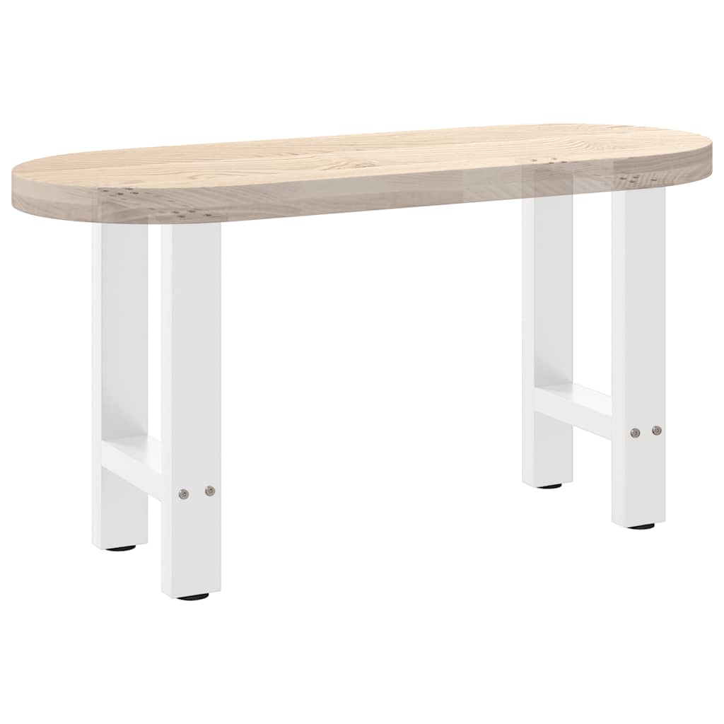 Salontafelpoten 2 st 28x(42-43) cm staal wit is nu te koop bij PeponiXL, paradijselijk wonen!
