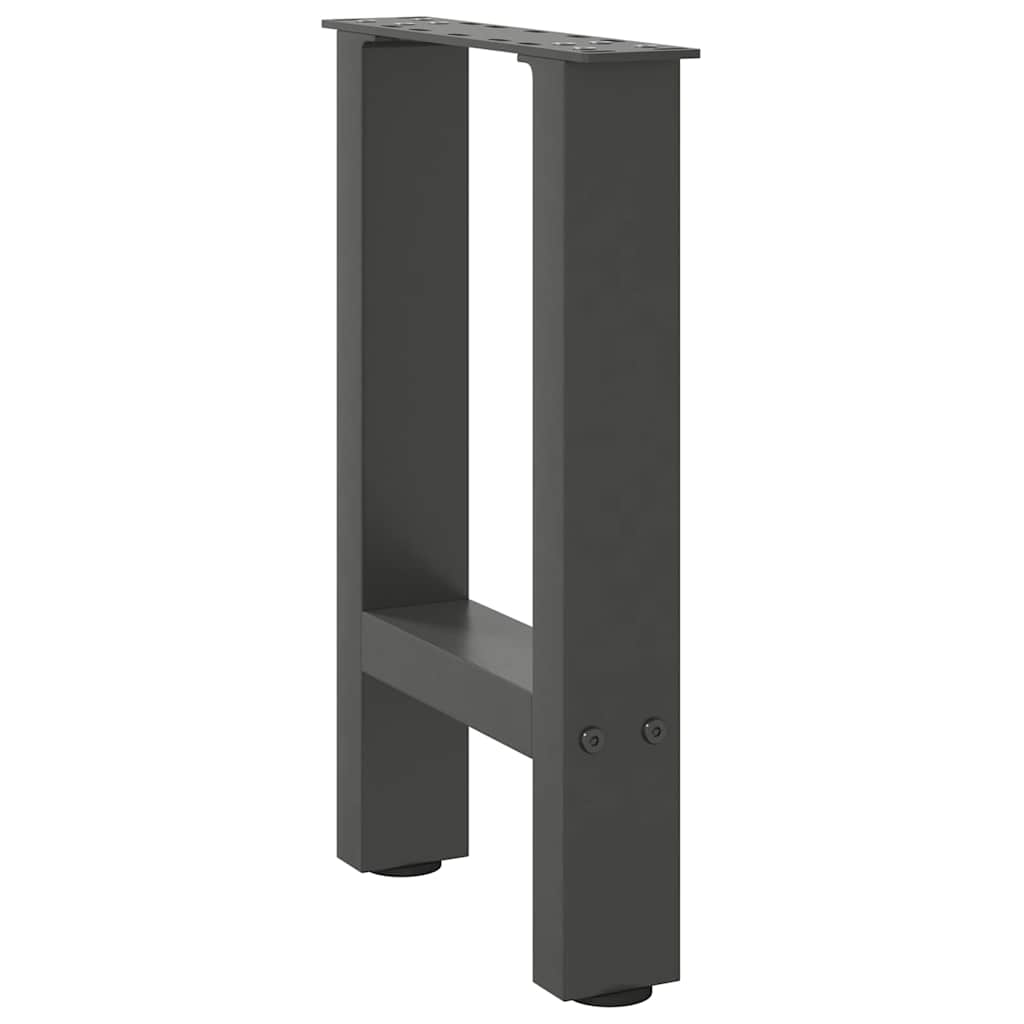 Salontafelpoten 2 st 28x(42-43) cm staal antraciet is nu te koop bij PeponiXL, paradijselijk wonen!