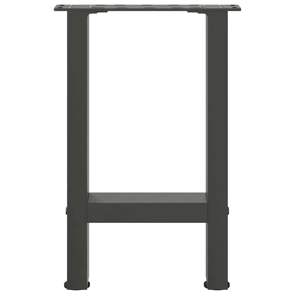 Salontafelpoten 2 st 28x(42-43) cm staal antraciet is nu te koop bij PeponiXL, paradijselijk wonen!