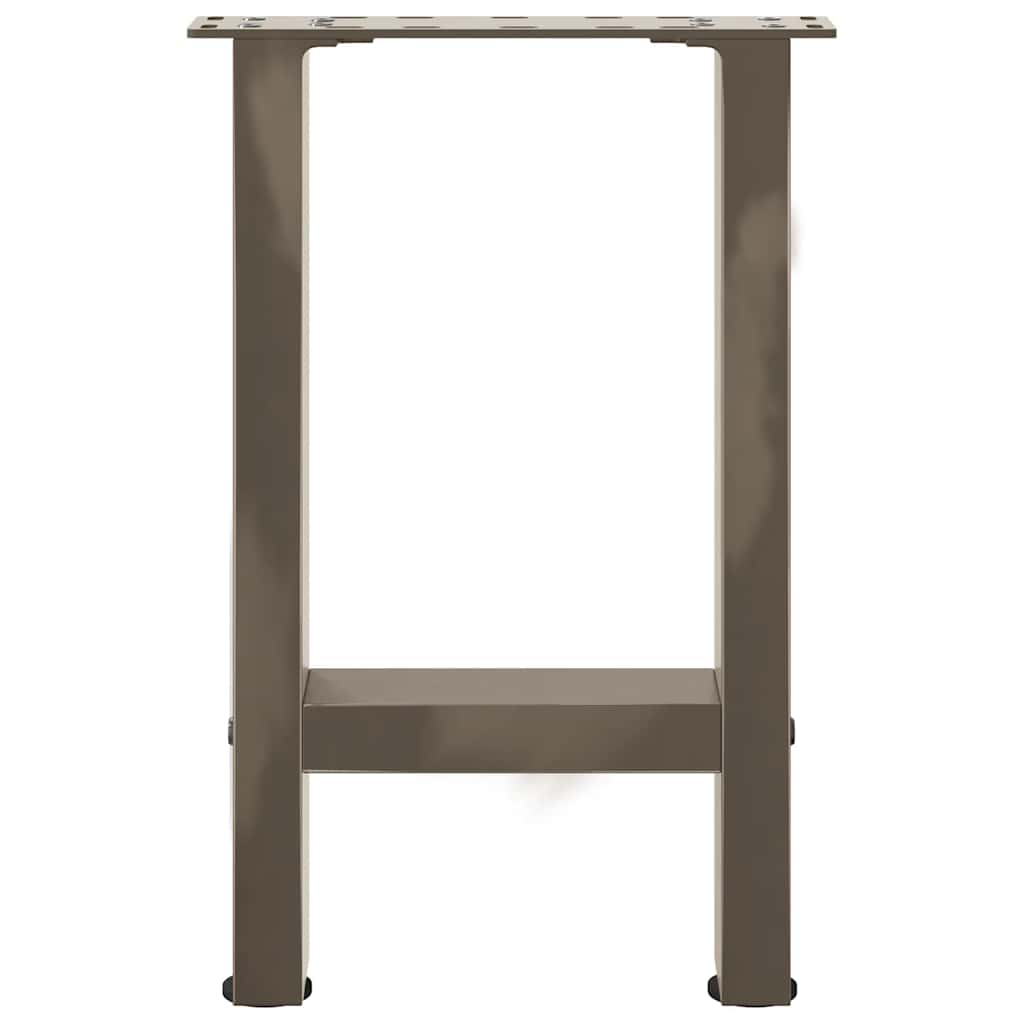 Salontafelpoten 2 st 28x(42-43) cm staal naturel is nu te koop bij PeponiXL, paradijselijk wonen!