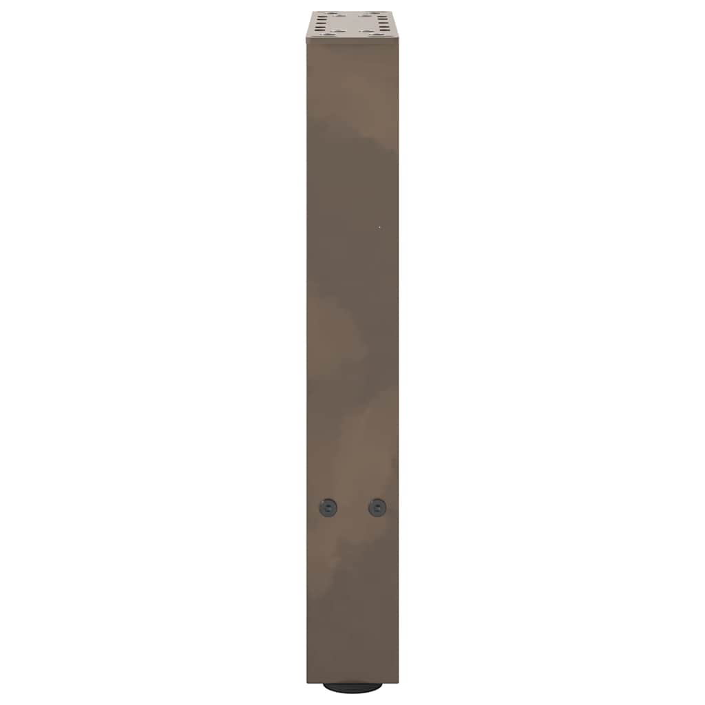 Salontafelpoten 2 st 28x(42-43) cm staal naturel is nu te koop bij PeponiXL, paradijselijk wonen!