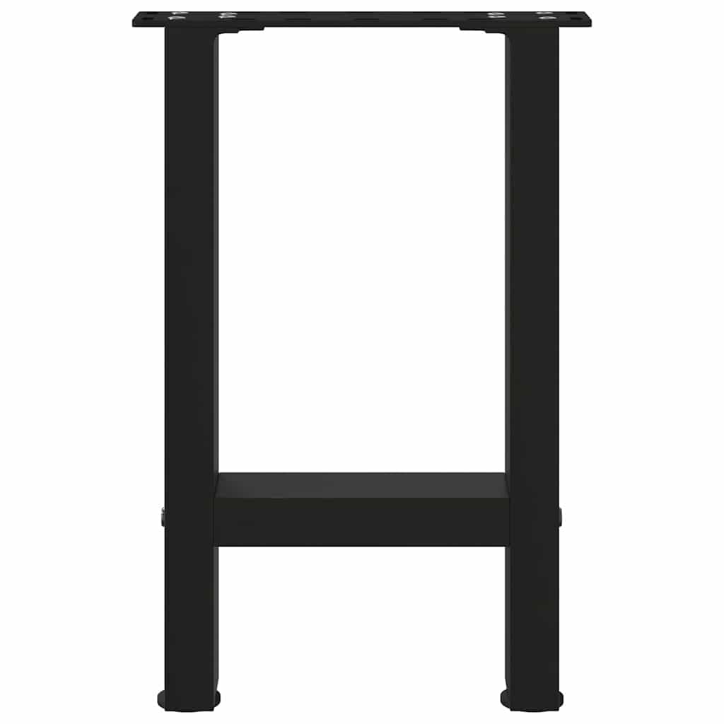 Salontafelpoten 2 st 38x(42-43) cm staal zwart is nu te koop bij PeponiXL, paradijselijk wonen!
