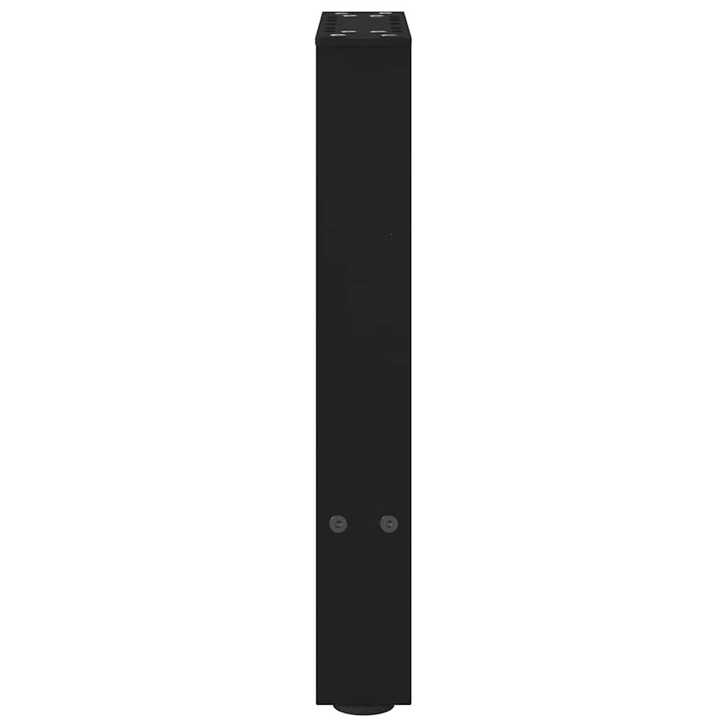 Salontafelpoten 2 st 38x(42-43) cm staal zwart is nu te koop bij PeponiXL, paradijselijk wonen!