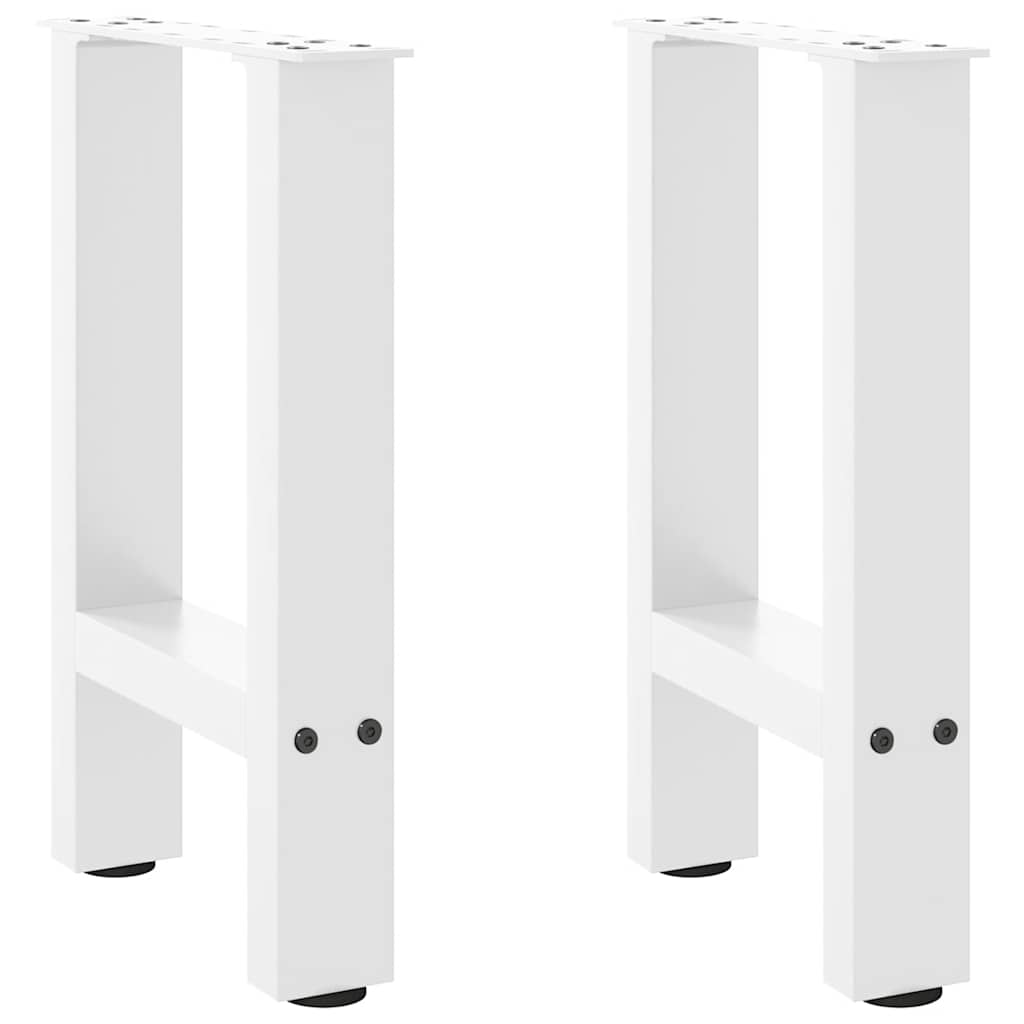 Salontafelpoten 2 st 38x(42-43) cm staal wit is nu te koop bij PeponiXL, paradijselijk wonen!
