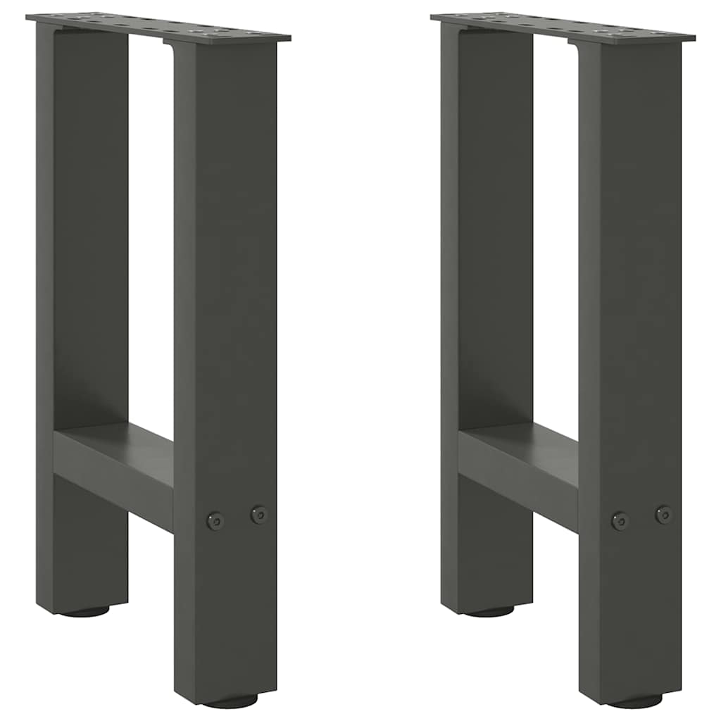 Salontafelpoten 2 st 38x(42-43) cm staal antraciet is nu te koop bij PeponiXL, paradijselijk wonen!