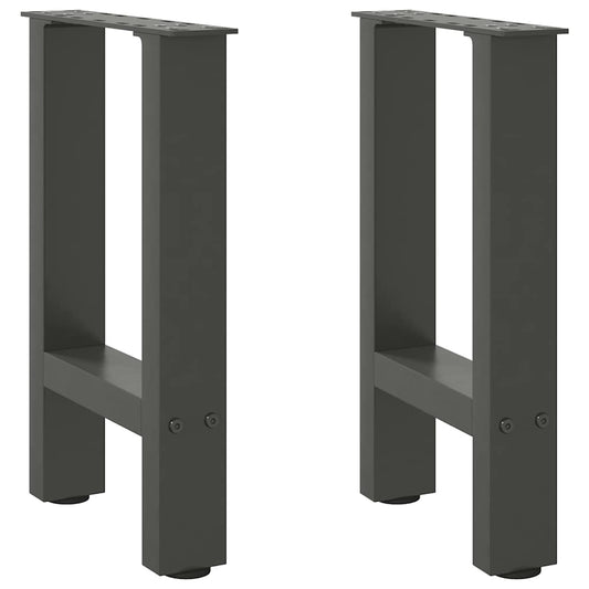 Salontafelpoten 2 st 38x(42-43) cm staal antraciet is nu te koop bij PeponiXL, paradijselijk wonen!