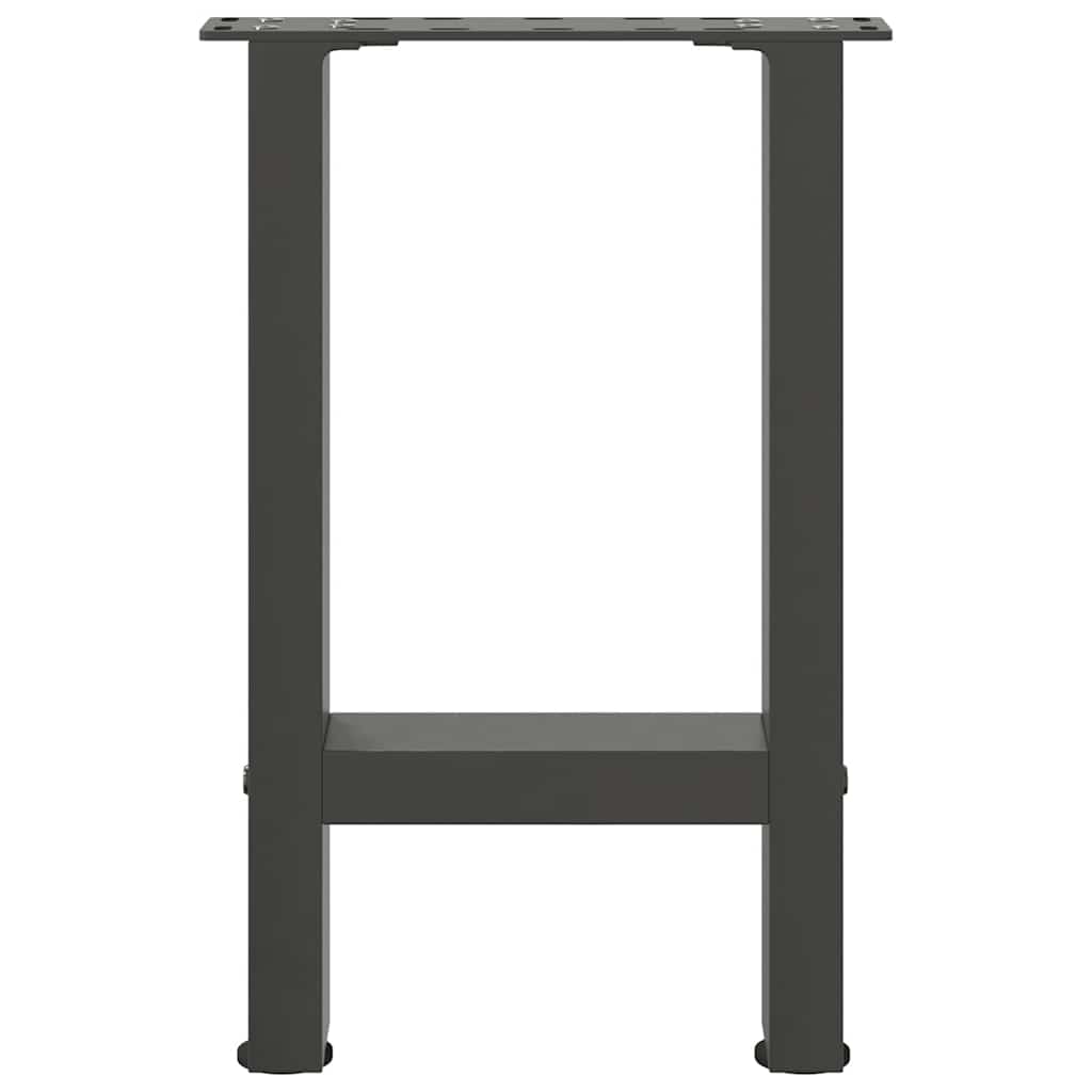 Salontafelpoten 2 st 38x(42-43) cm staal antraciet is nu te koop bij PeponiXL, paradijselijk wonen!