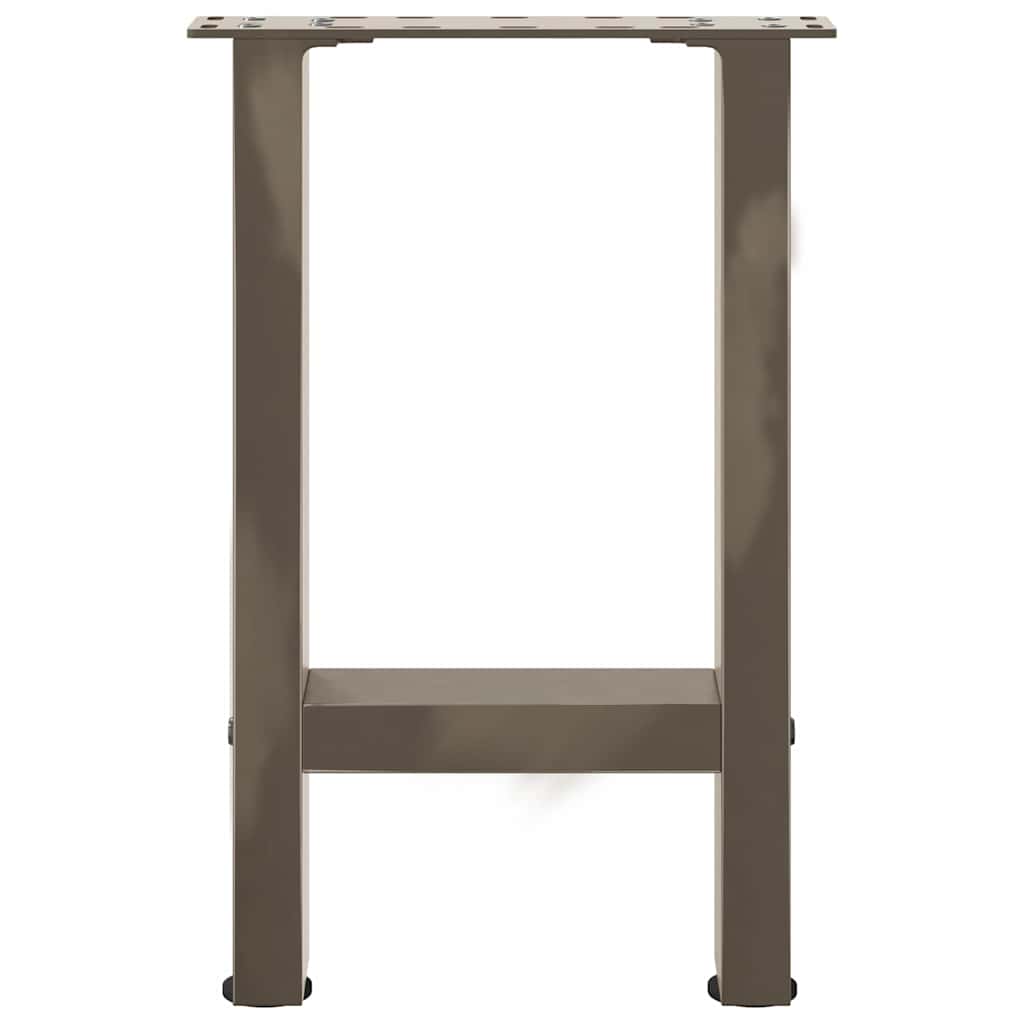 Salontafelpoten 2 st 38x(42-43) cm staal naturel is nu te koop bij PeponiXL, paradijselijk wonen!