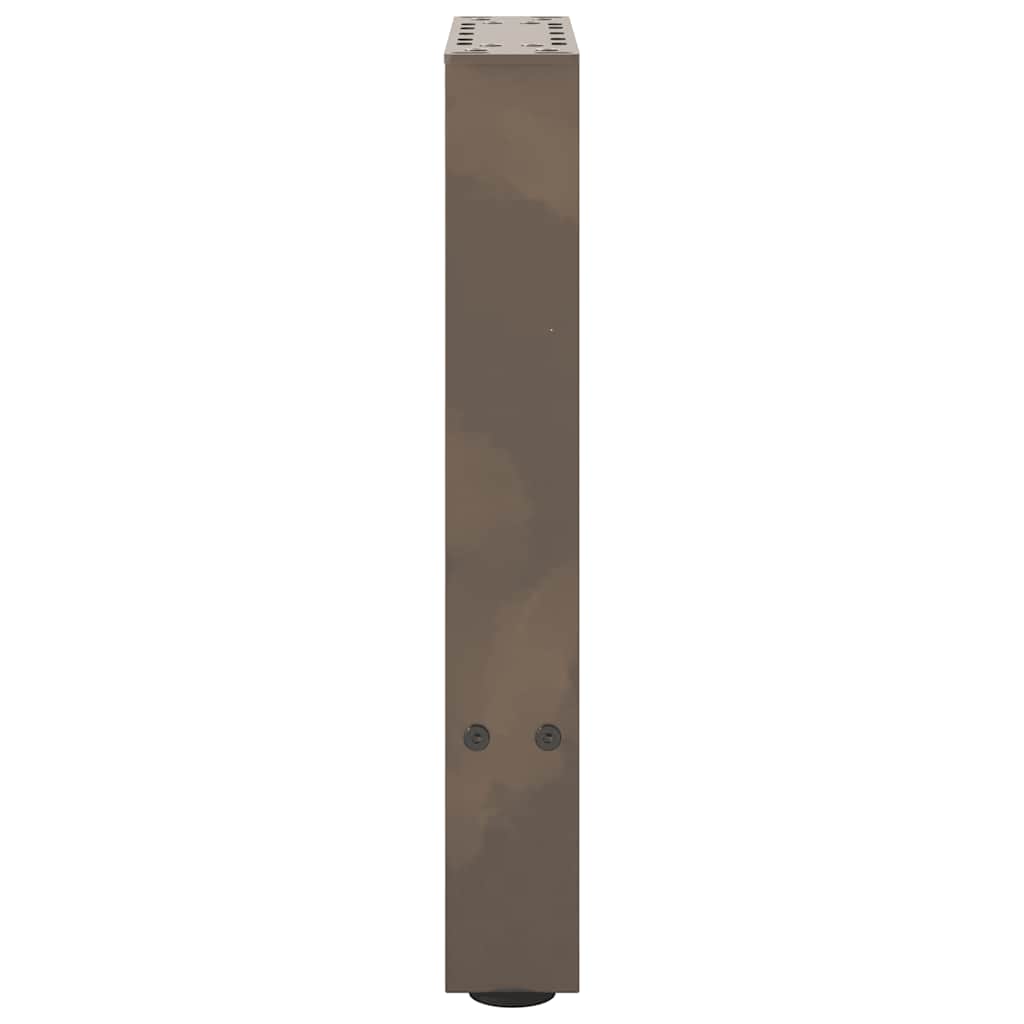 Salontafelpoten 2 st 38x(42-43) cm staal naturel is nu te koop bij PeponiXL, paradijselijk wonen!