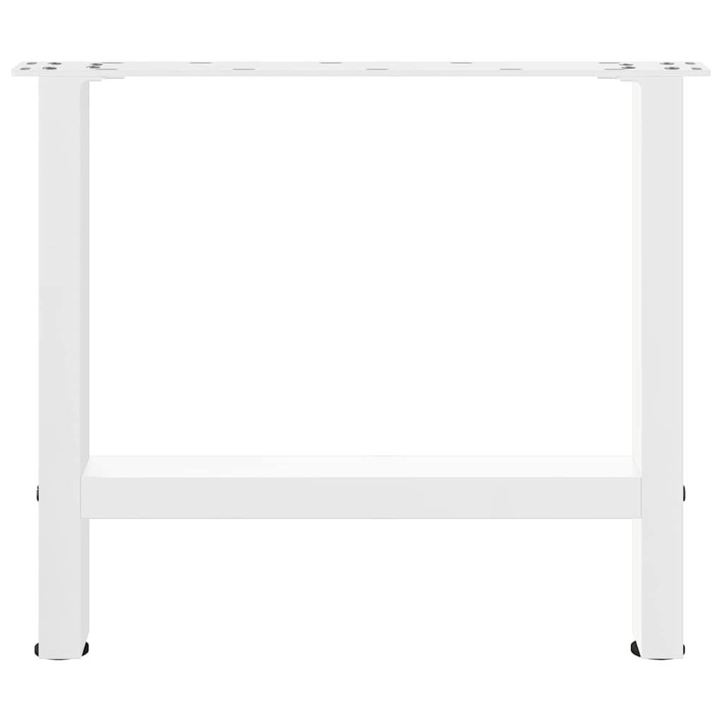 Salontafelpoten 2 st 50x(42-43) cm staal wit is nu te koop bij PeponiXL, paradijselijk wonen!