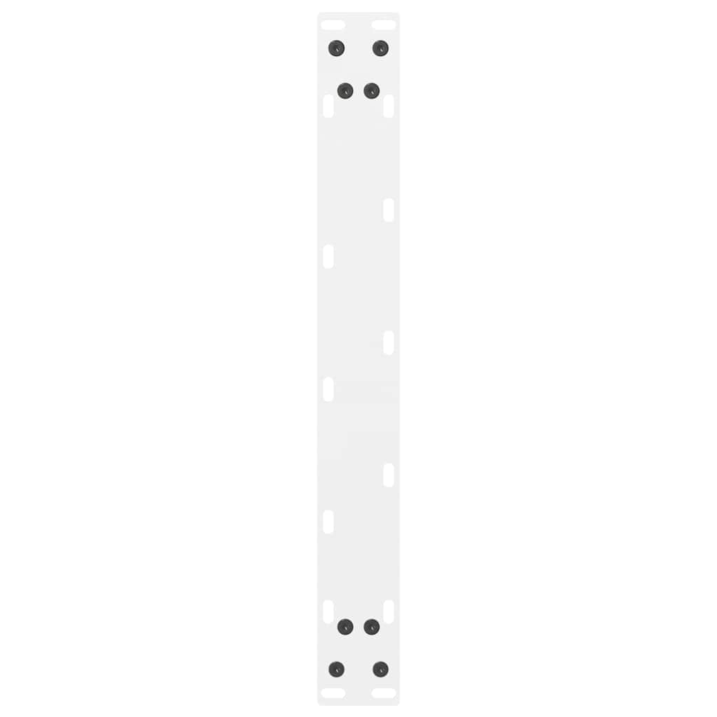 Salontafelpoten 2 st 50x(42-43) cm staal wit is nu te koop bij PeponiXL, paradijselijk wonen!