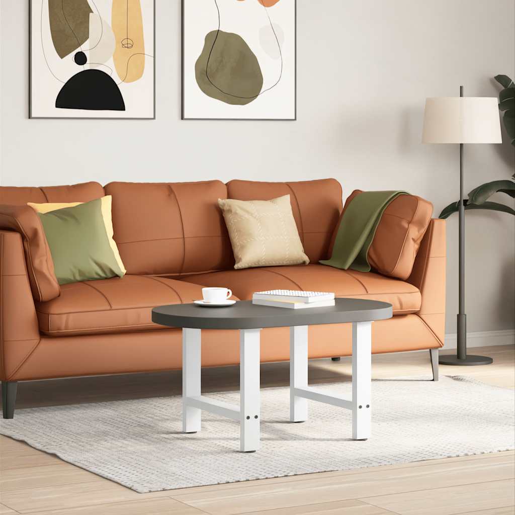 Salontafelpoten 2 st 50x(42-43) cm staal wit is nu te koop bij PeponiXL, paradijselijk wonen!