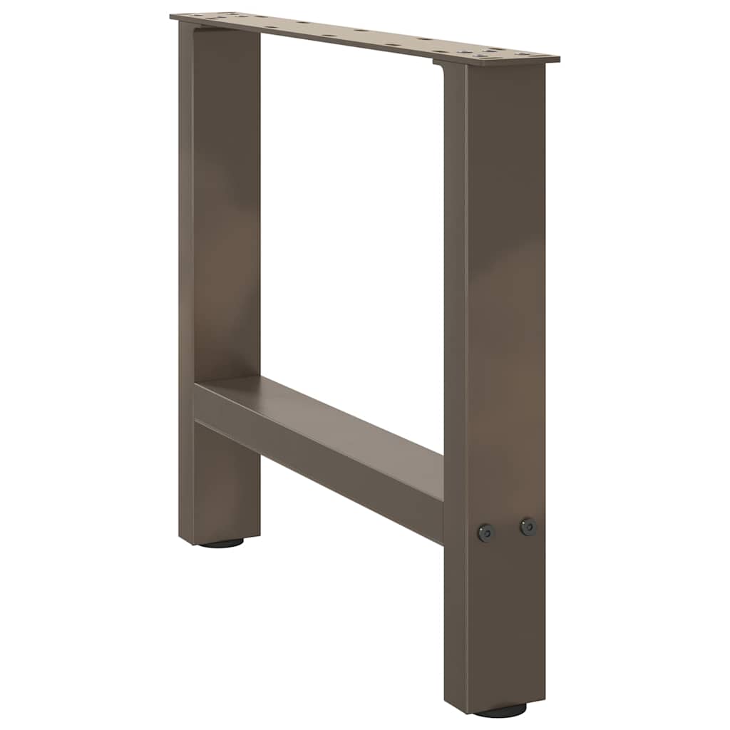 Salontafelpoten 2 st 50x(42-43) cm staal naturel is nu te koop bij PeponiXL, paradijselijk wonen!