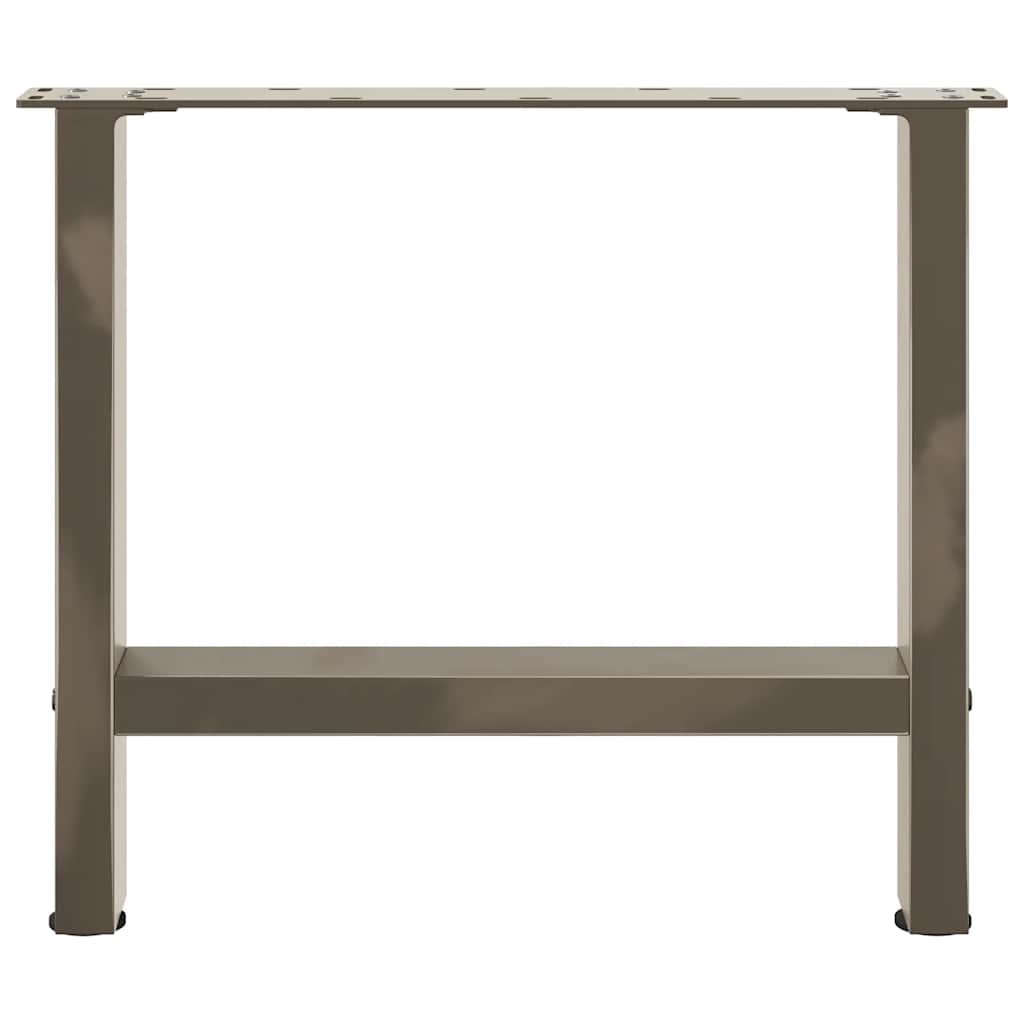 Salontafelpoten 2 st 50x(42-43) cm staal naturel is nu te koop bij PeponiXL, paradijselijk wonen!