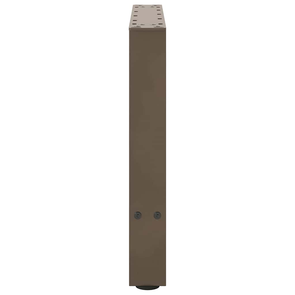 Salontafelpoten 2 st 50x(42-43) cm staal naturel is nu te koop bij PeponiXL, paradijselijk wonen!