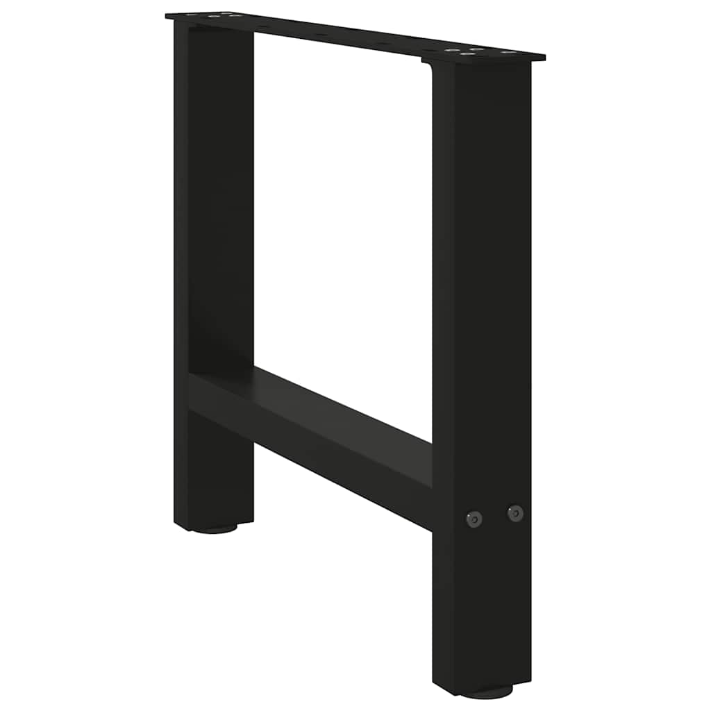 Salontafelpoten 2 st 60x(42-43) cm staal zwart is nu te koop bij PeponiXL, paradijselijk wonen!