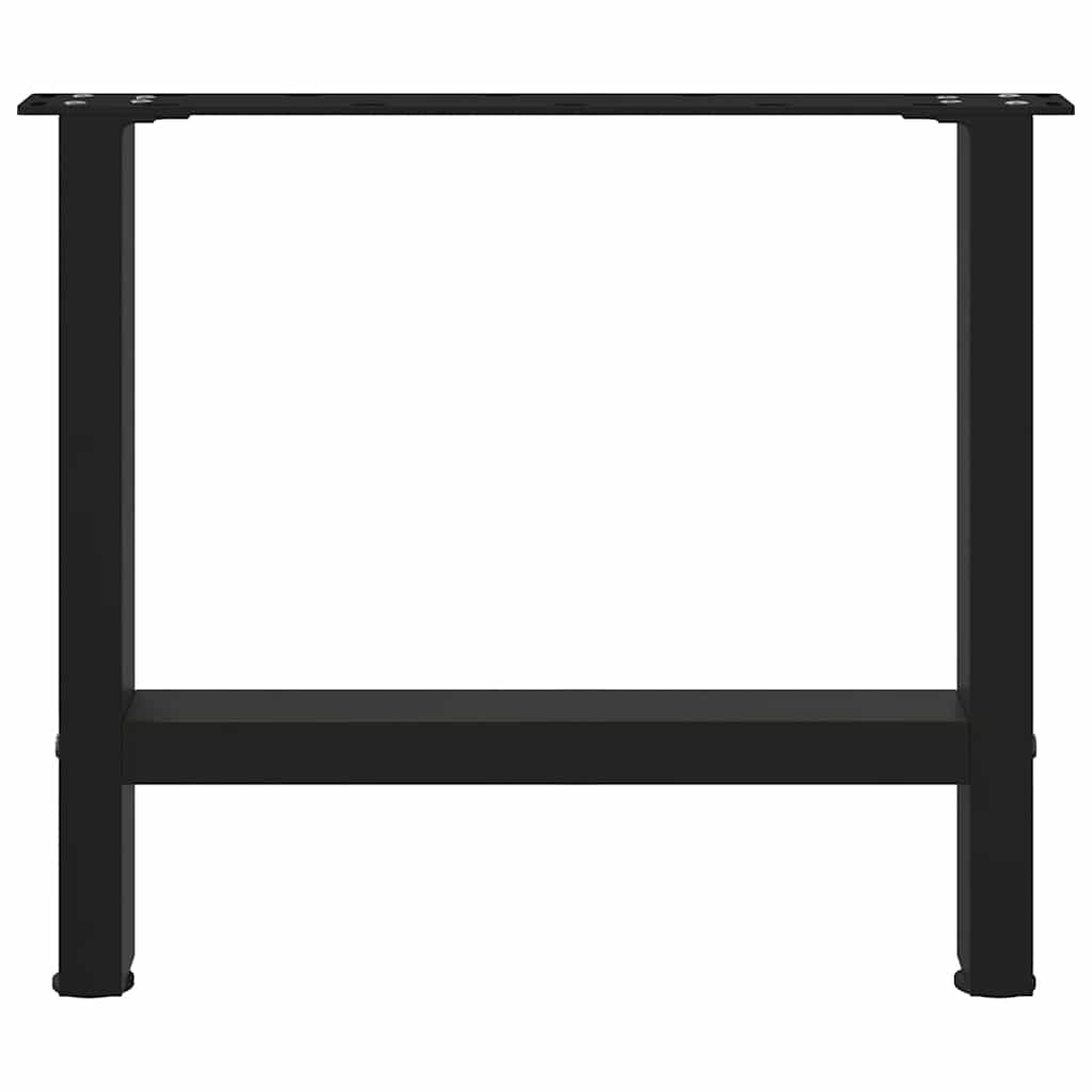 Salontafelpoten 2 st 60x(42-43) cm staal zwart is nu te koop bij PeponiXL, paradijselijk wonen!