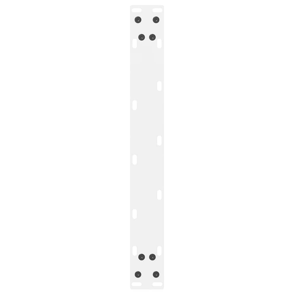 Salontafelpoten 2 st 60x(42-43) cm staal wit is nu te koop bij PeponiXL, paradijselijk wonen!