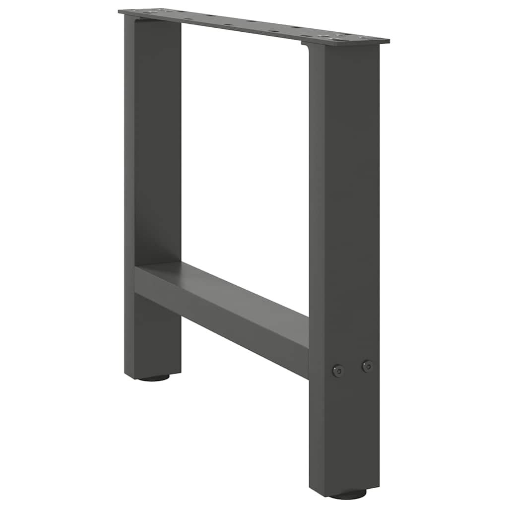 Salontafelpoten 2 st 60x(42-43) cm staal antraciet is nu te koop bij PeponiXL, paradijselijk wonen!